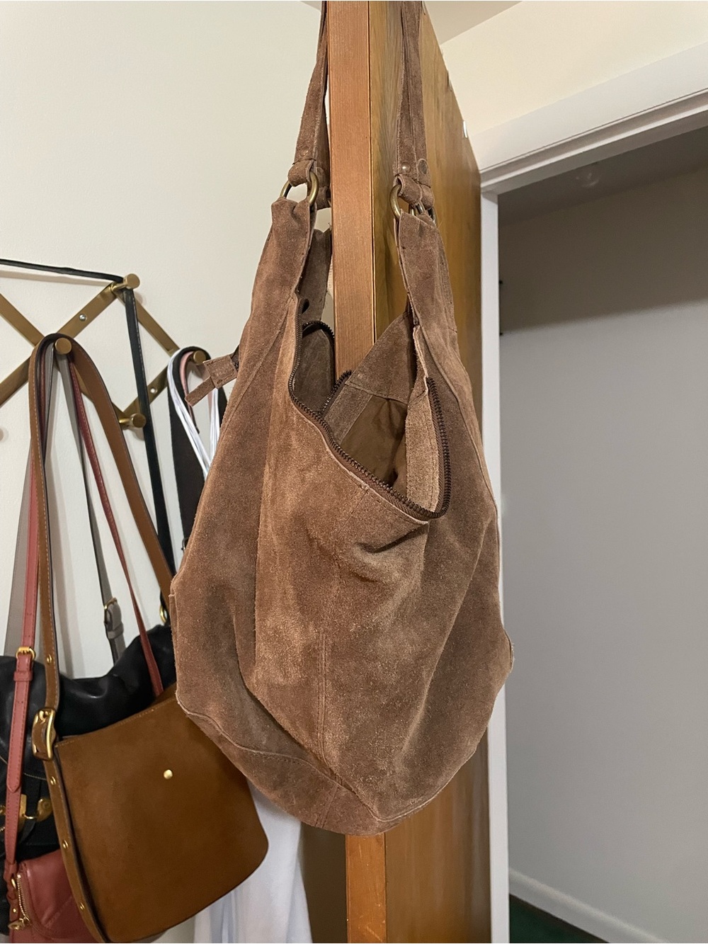 Free People Roma Suede Tote Bag - Picture 2 of 11